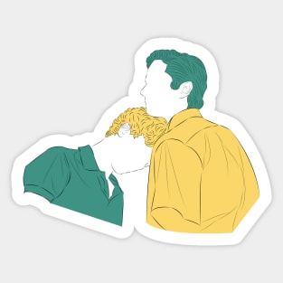 Elio and Oliver - Call Me By Your Name Sticker